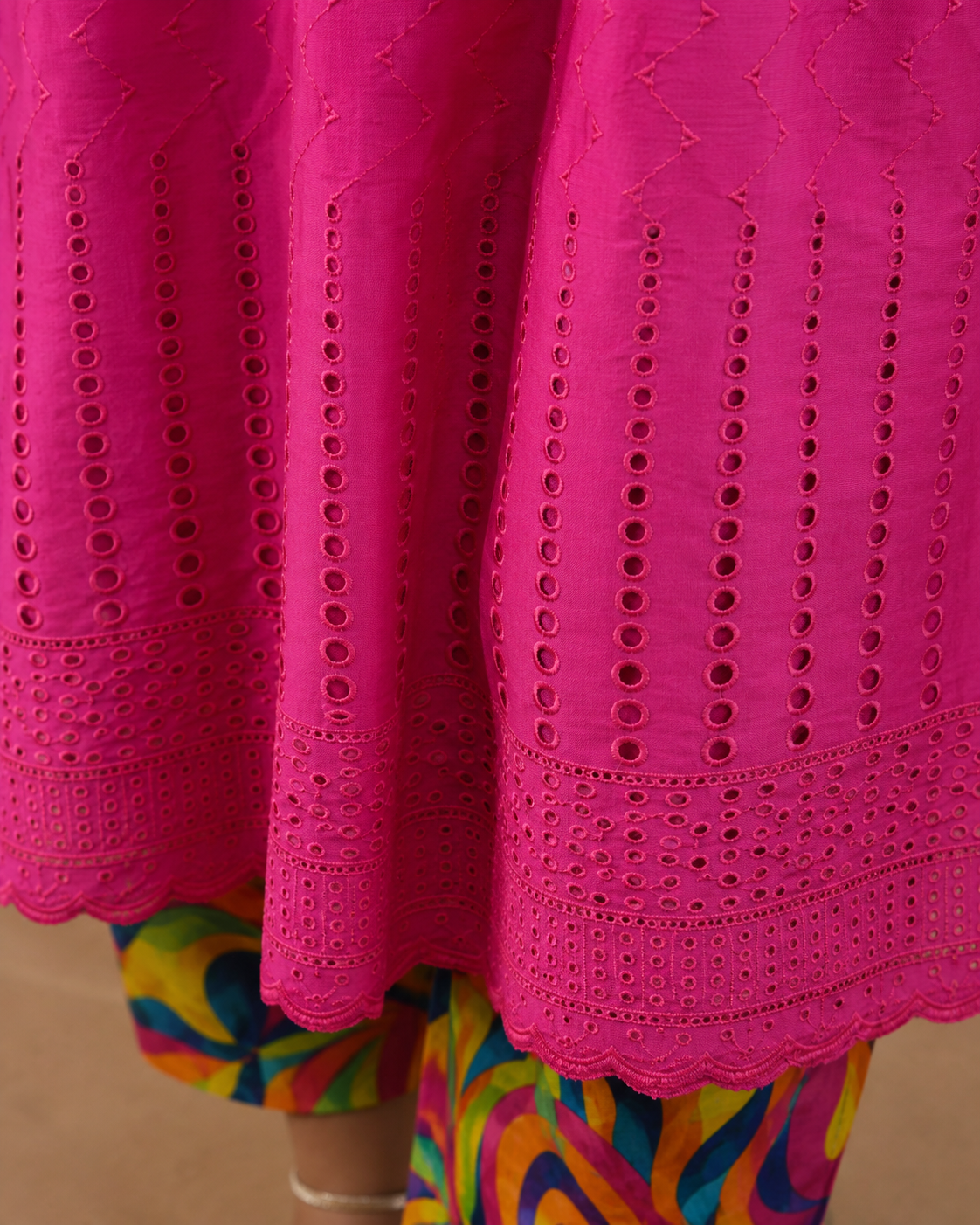 Magenta Chikankari Lawn 2-Piece