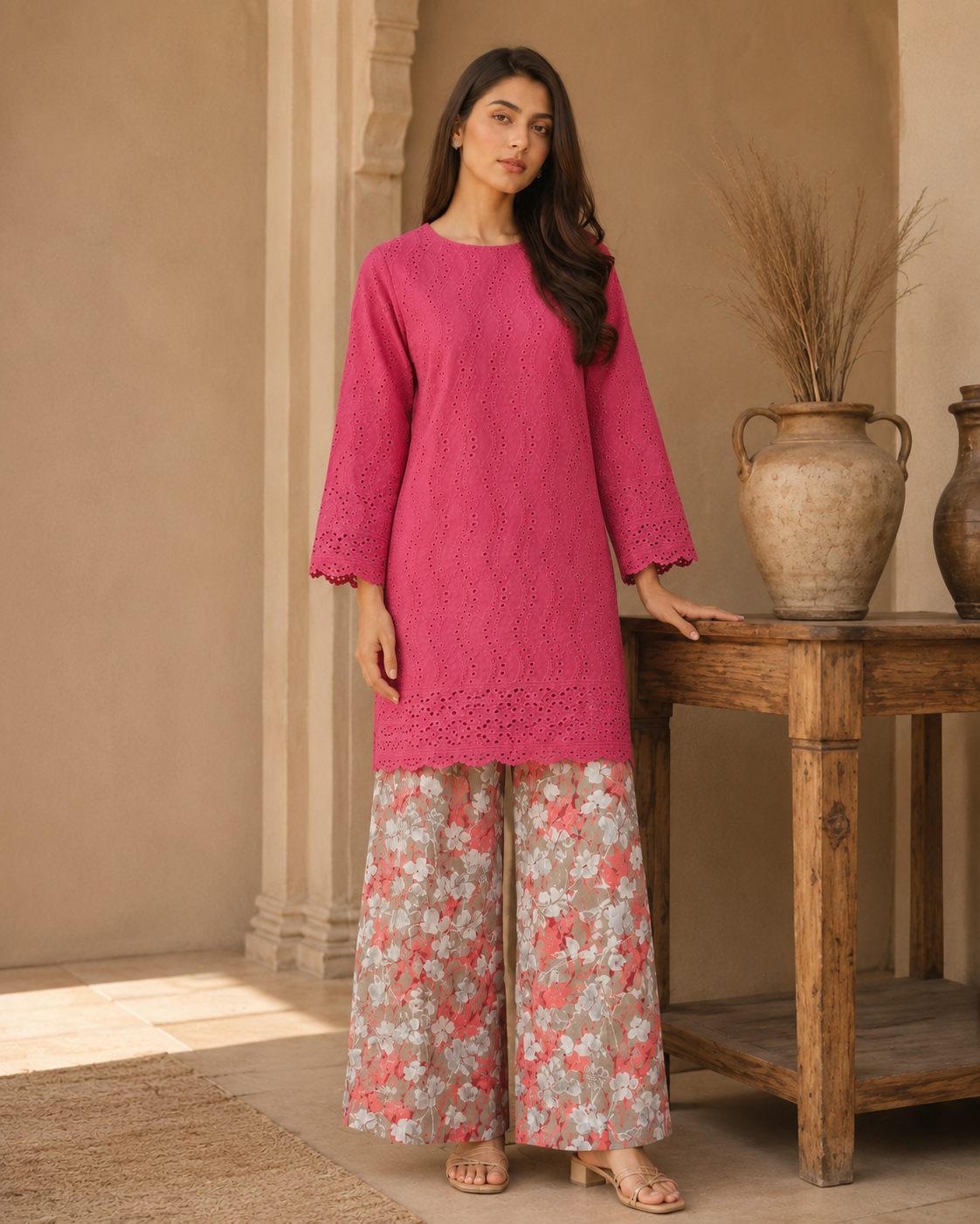 Pearl Petals Chikankari Lawn 2 Piece Suit