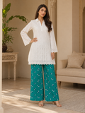 Ocean Bloom Chikankari Lawn 2 Piece Suit