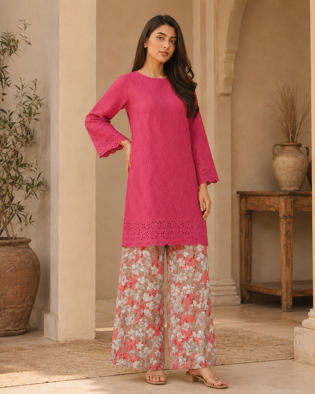 Pearl Petals Chikankari Lawn 2 Piece Suit