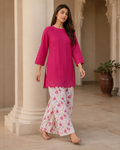 Pink Orchid Chikankari Lawn 2 Piece Suit